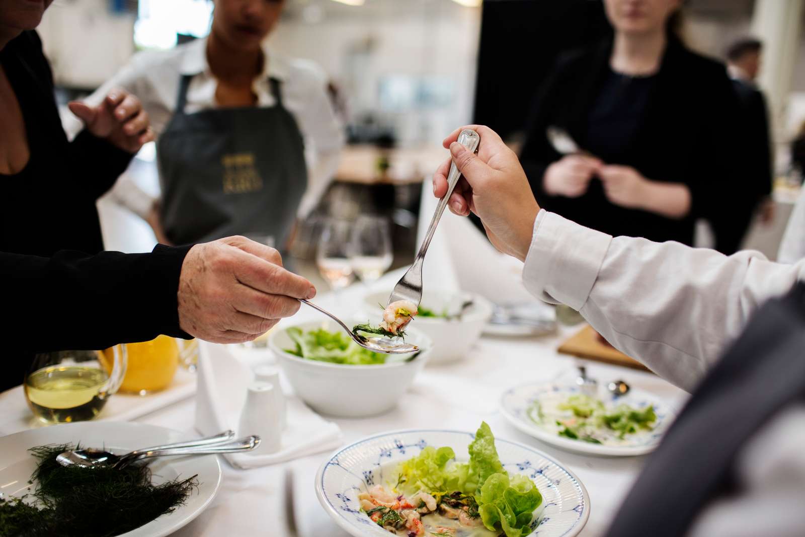 Smagsprøver Hotel- og Restaurantskolen.